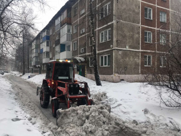 10.02.2020 г. мы начали борьбу со снегом.